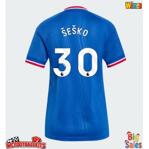 Manchester United Benjamin Sesko #30 Replica Away Stadium Shirt for Women 2026-27 Short Sleeve